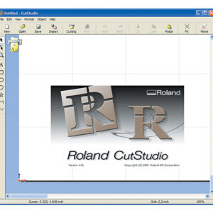 Roland DG CutStudio cutting software interface