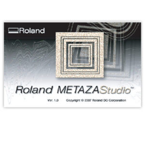 Roland DG METAZAStudio impact printing software interface